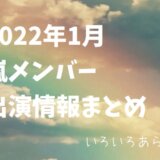 嵐2022-1TVまとめ